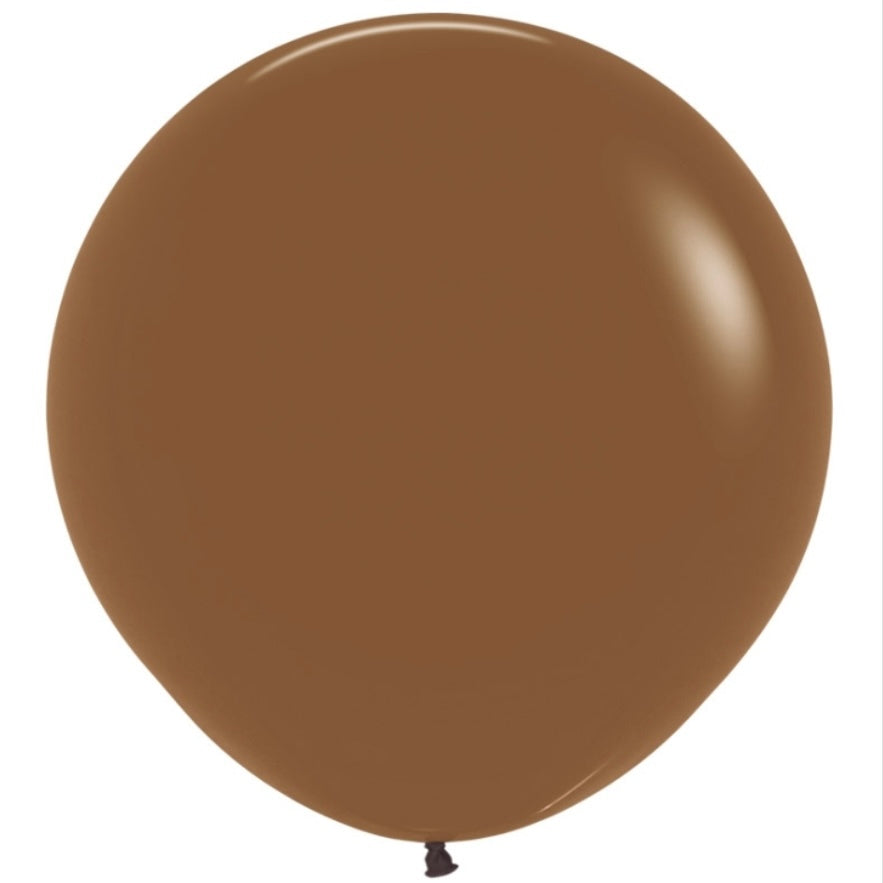Globo de látex cafe 24" (60cm)