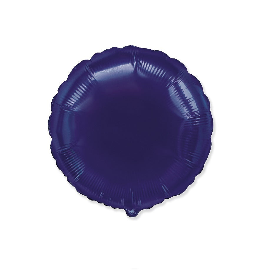 Globo Redondo de foil aluminio violeta 18" (45cm)
