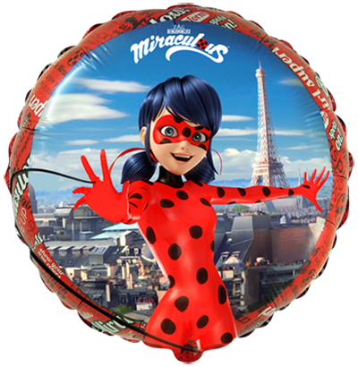 Globo redondo Lady Bug 18″(45cm)