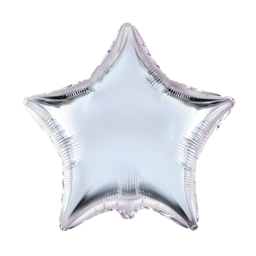 Globo Estrella plata gigante 32″/81cm