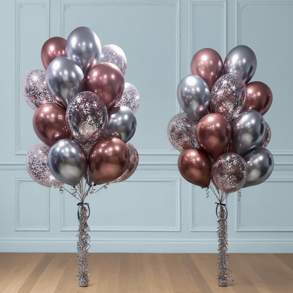 Bouquet de globos con helio