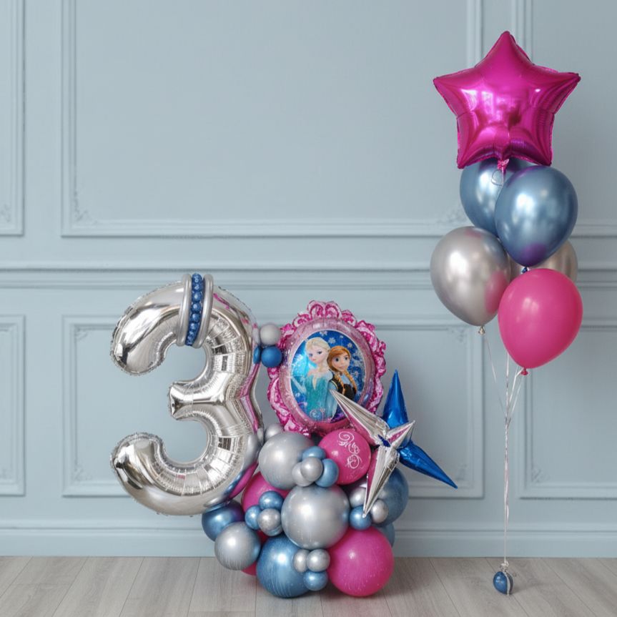 Bouquet de Globos con número
