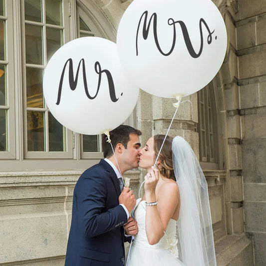2 globos gigantes para novios