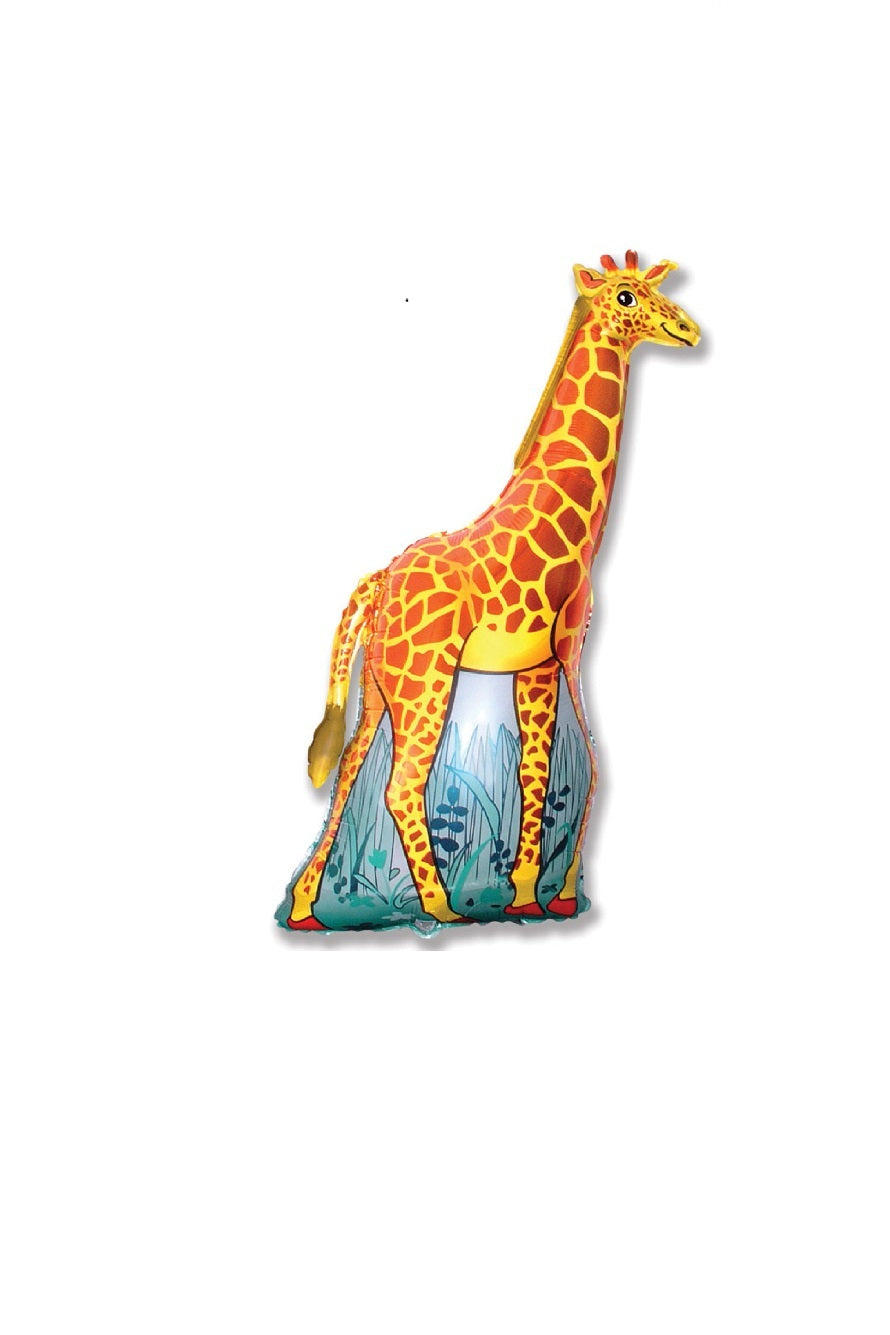 Figura de foil aluminio jirafa (116cm)