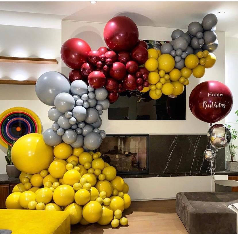 Guirnalda de globos para interior