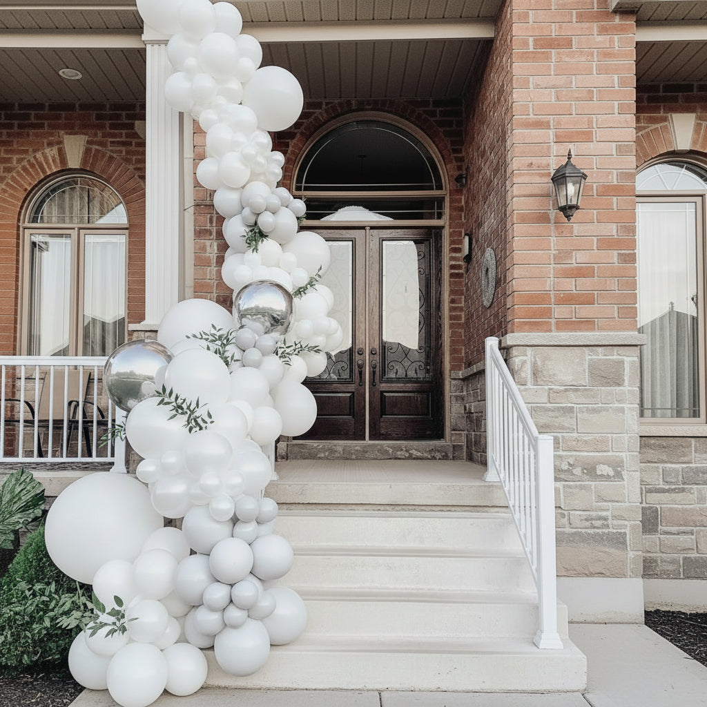Adorno de globos para boda