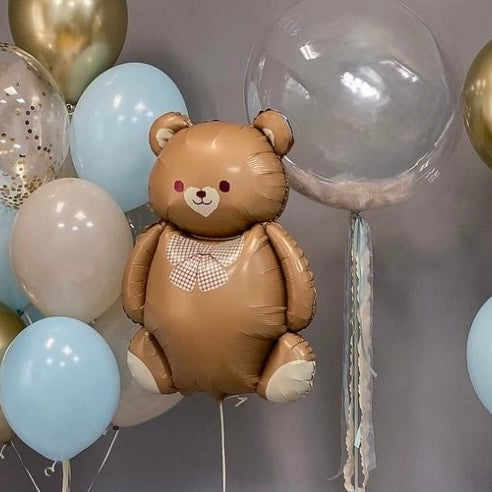 *Decoración de globos con helio para recien nacidos