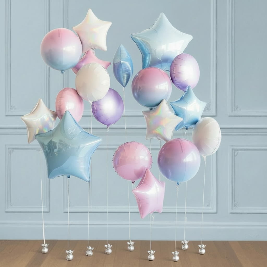 Pared de globos Macarrón