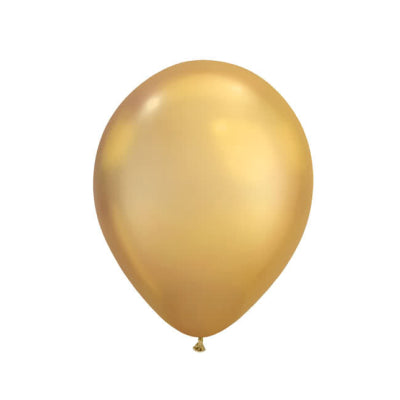 Globo de látex cromado oro 18" (45cm)