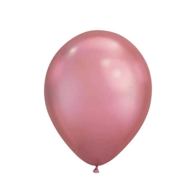Globo de látex cromado malva 12" (30cm)