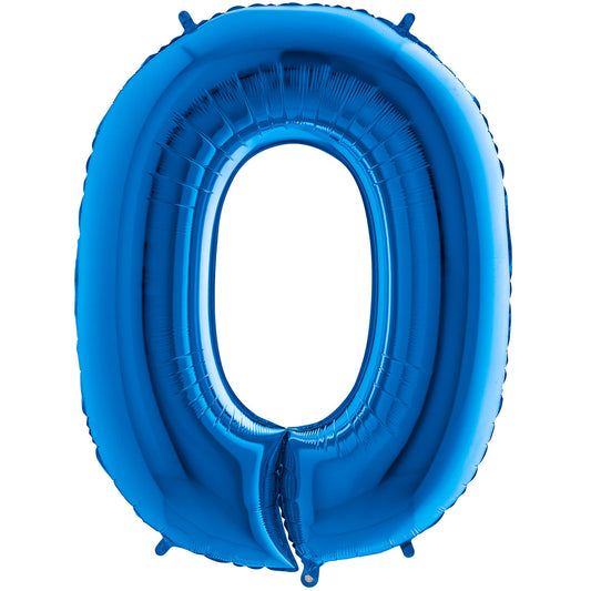 Globo Número Azul. 0