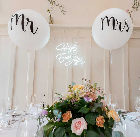 2 globos gigantes para novios