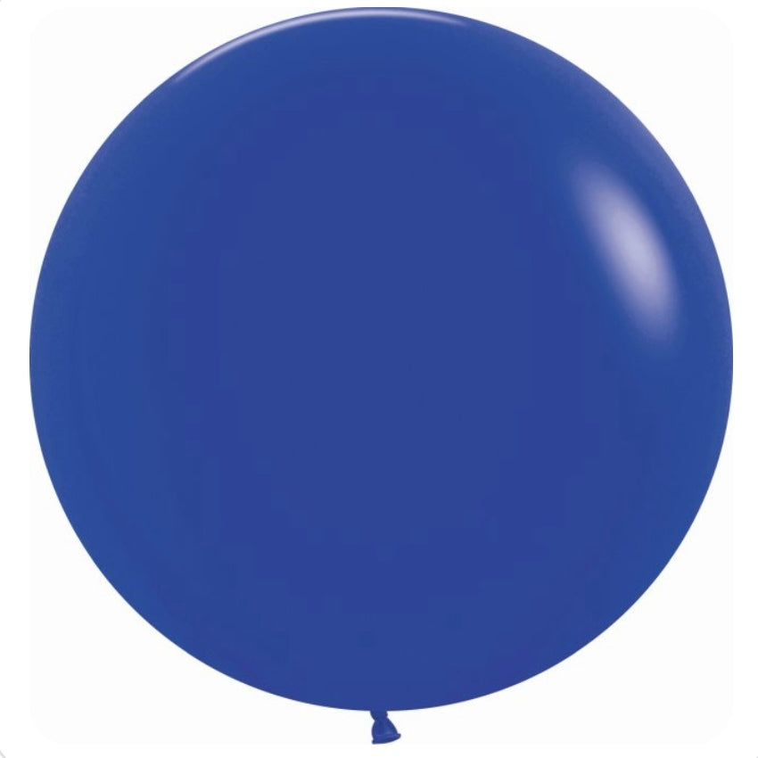 Globo de látex azul rey 24" (60cm)
