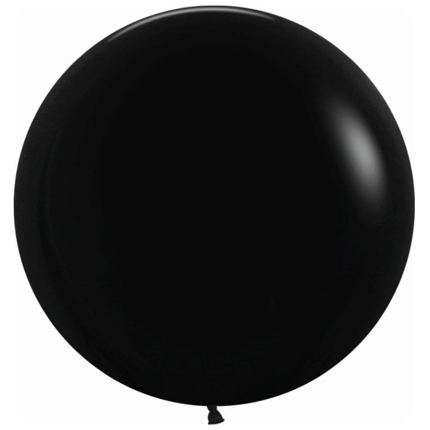 Globo de látex negro 24" (60cm)