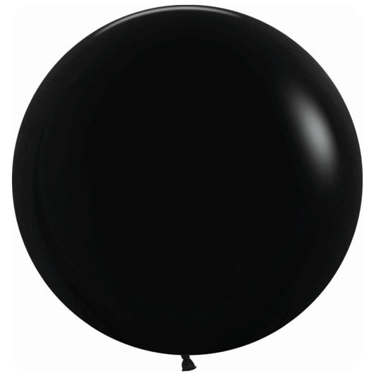 Globo de látex negro 24" (60cm)