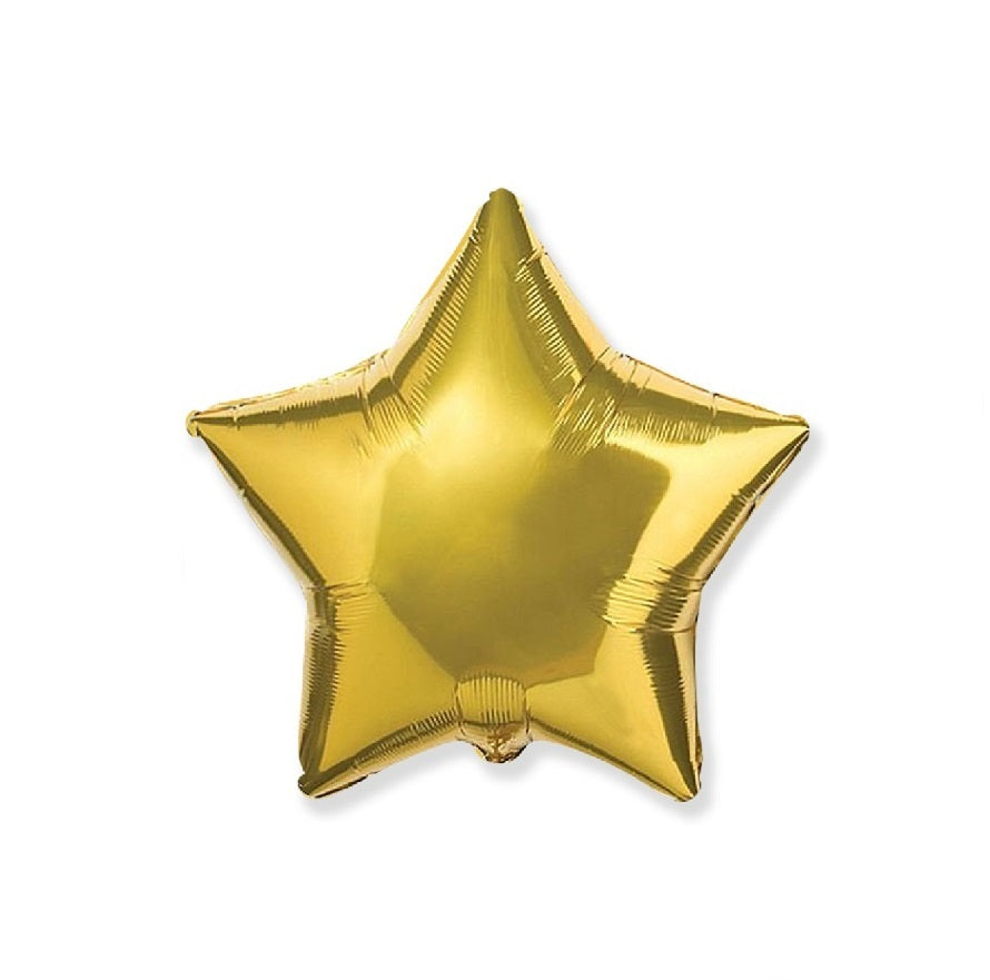 Globo Estrella dorado 18″/45cm