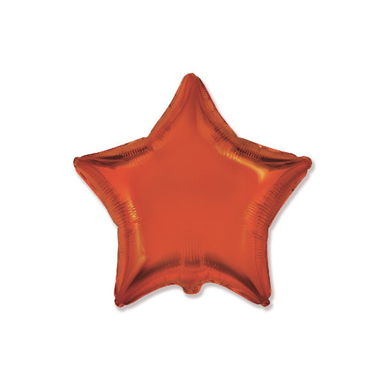 Globo Estrella naranja 18″/45cm