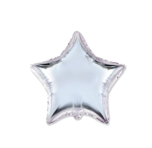 Globo Estrella plata 18″/45cm