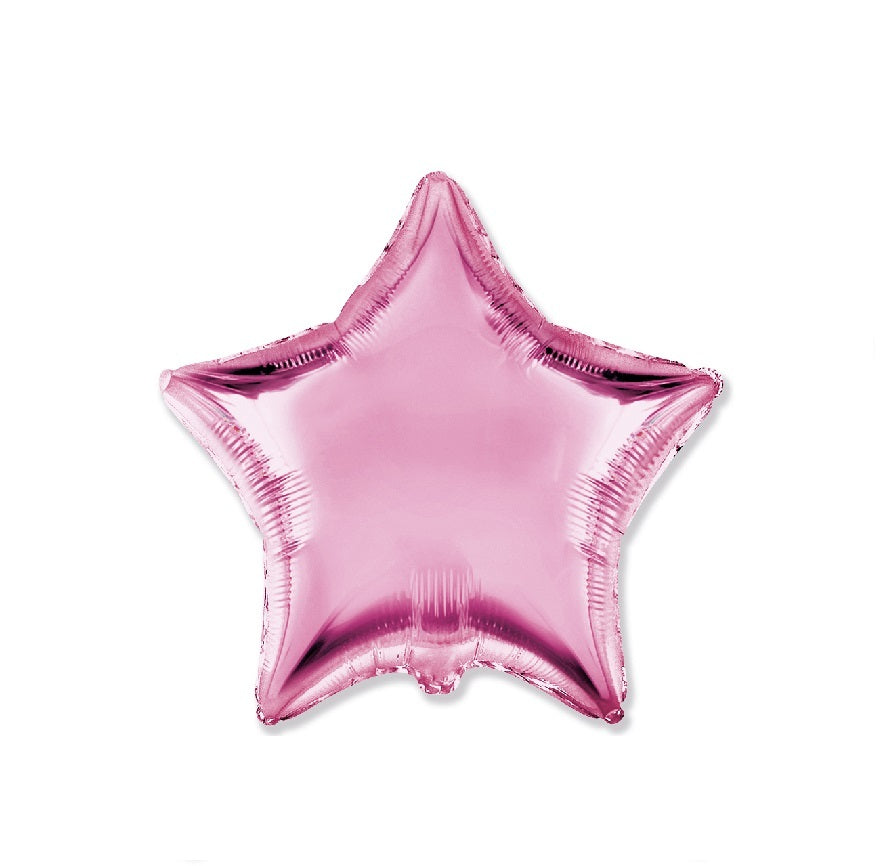 Globo Estrella rosa claro 18″/45cm