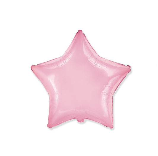 Globo Estrella rosa pastel pinc gigante 32″/81cm