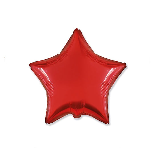 Globo Estrella roja 18″/45cm