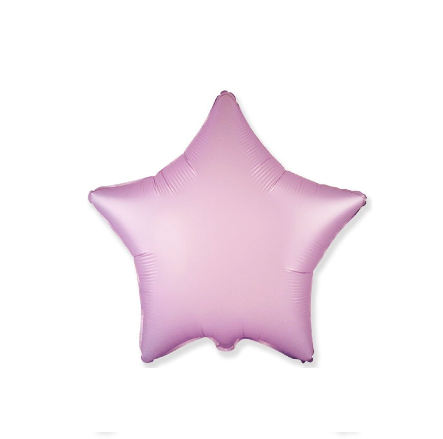 Globo Estrella satèn lila pastel 18″/45cm