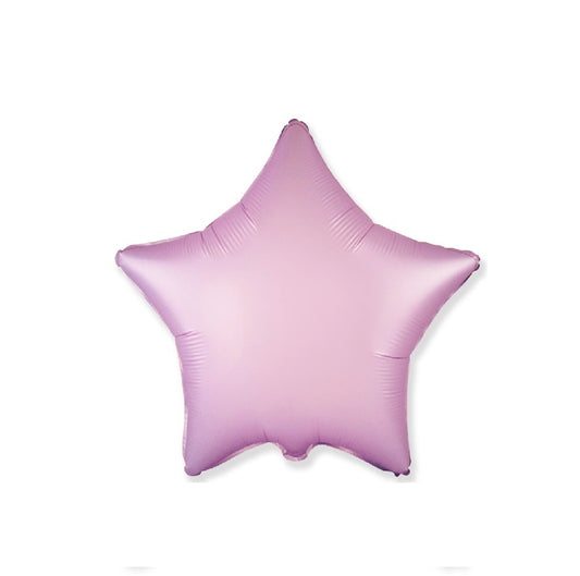 Globo Estrella satèn lila pastel 18″/45cm