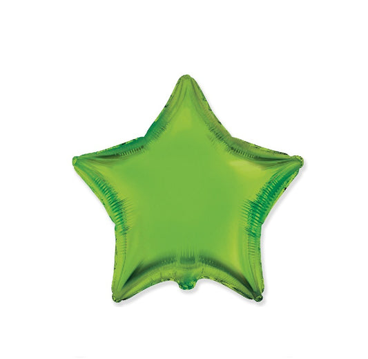 Globo Estrella verde lima 18″/45cm