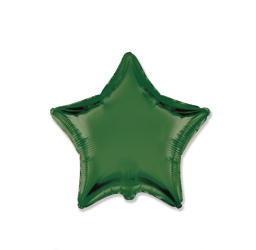Globo Estrella verde 18″/45cm