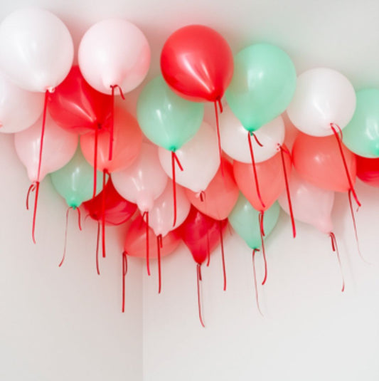 * Pack de Globos de látex para el techo mate