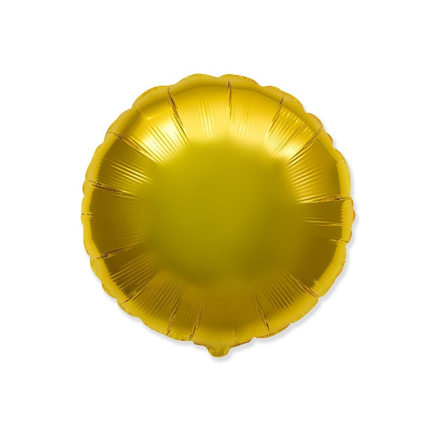 Globo Redondo gigante de foil aluminio Oro 32″(81cm)