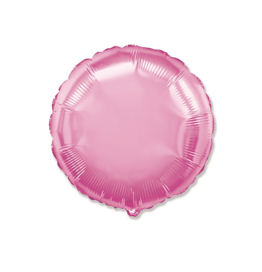 Globo Redondo de foil aluminio rosa claro18" (45cm)