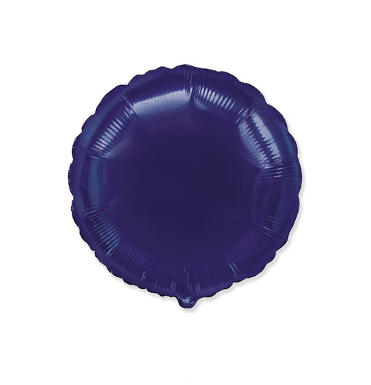Globo Redondo de foil aluminio violeta 18" (45cm)