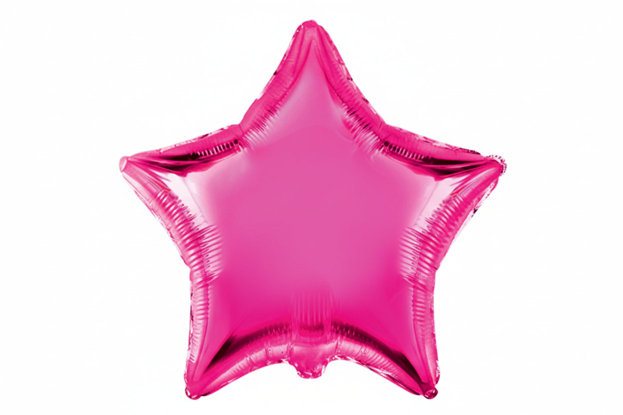Globo Estrella Fucsia 18″/45cm