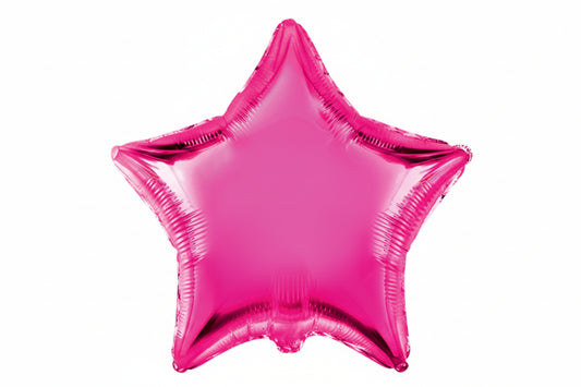 Globo Estrella Fucsia 18″/45cm