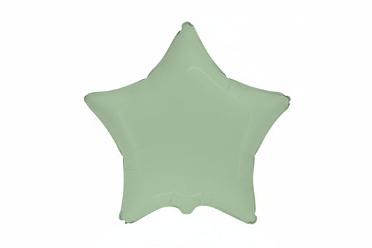 Globo Estrella menta mate 18″/45cm