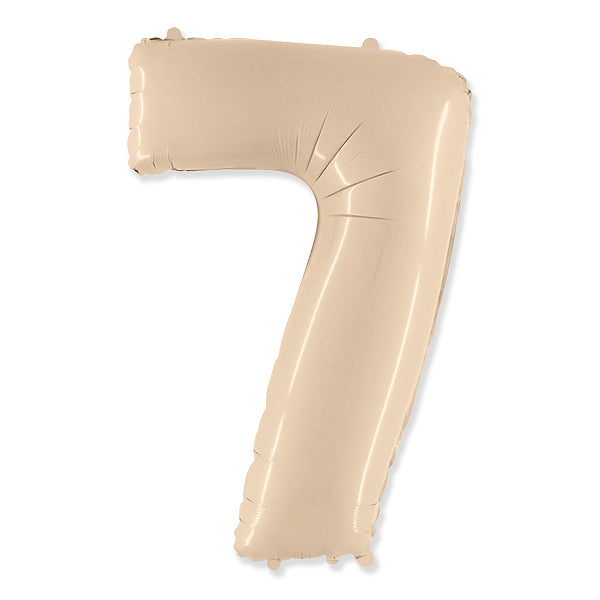 Globo Número satin beige. 7
