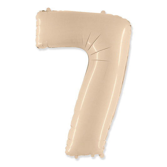 Globo Número satin beige. 7