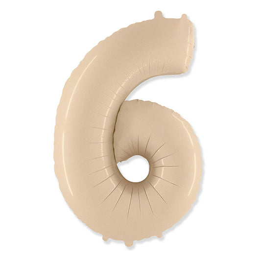 Globo Número satin beige. 6