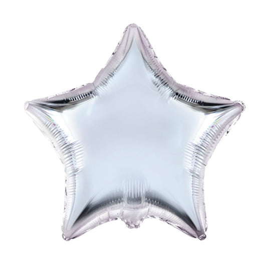 Globo Estrella plata gigante 32″/81cm