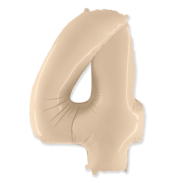 Globo Número satin beige. 4