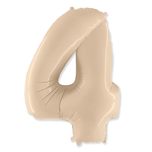 Globo Número satin beige. 4
