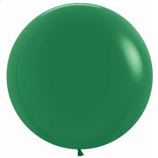 Globo de látex verde oscuro 24" (60cm)