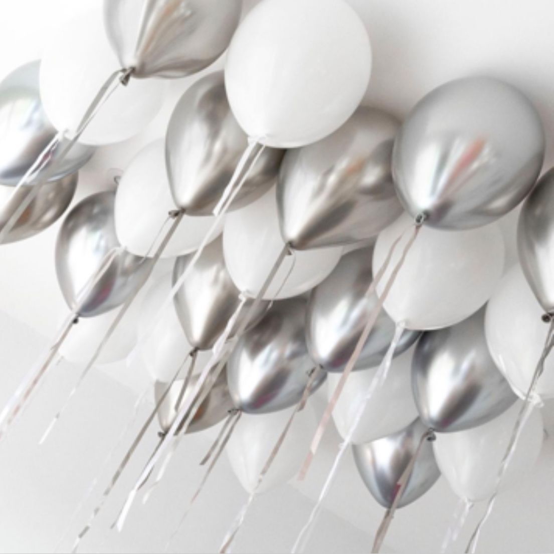 * Pack de Globos de látex para el techo mate