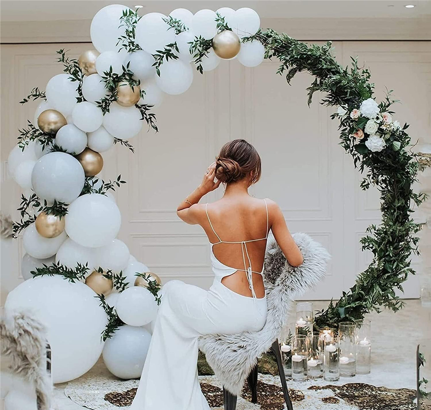 Arco con globos para boda