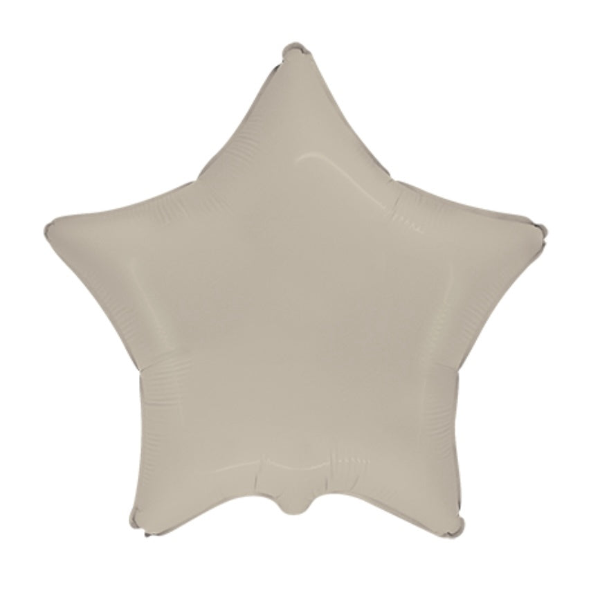 Globo Estrella latte cremoso mate 18″/45cm