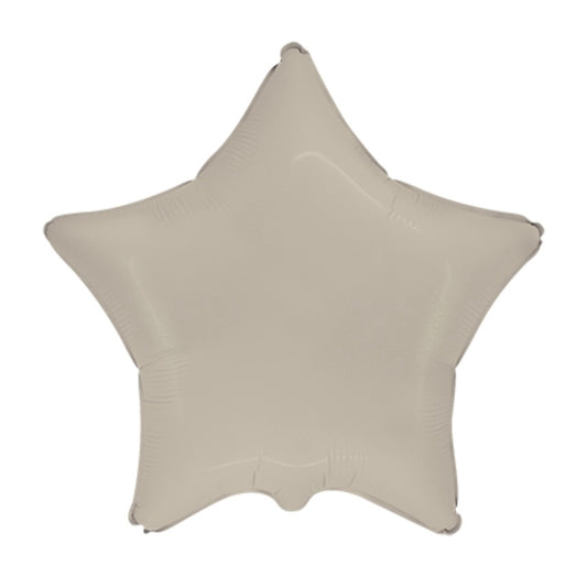 Globo Estrella latte cremoso mate 18″/45cm
