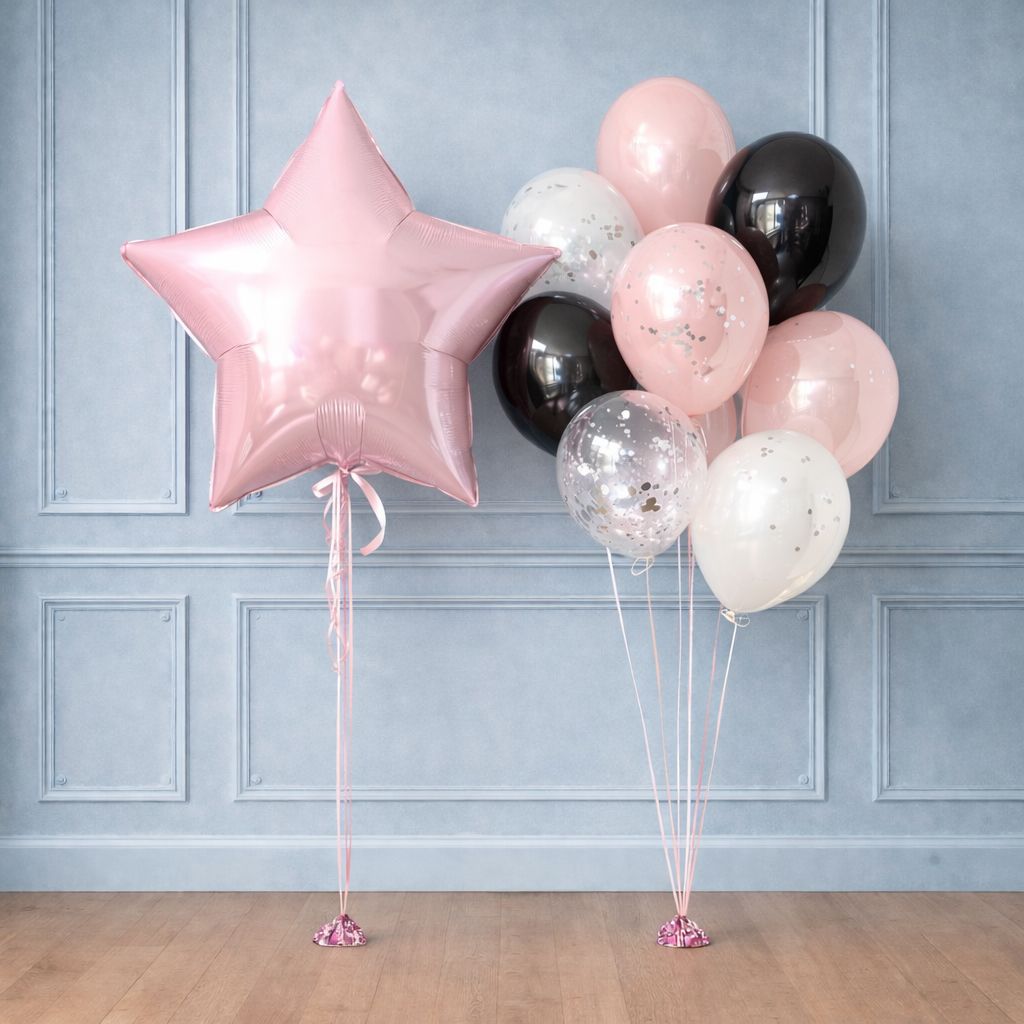 Ramo de globos con estrella