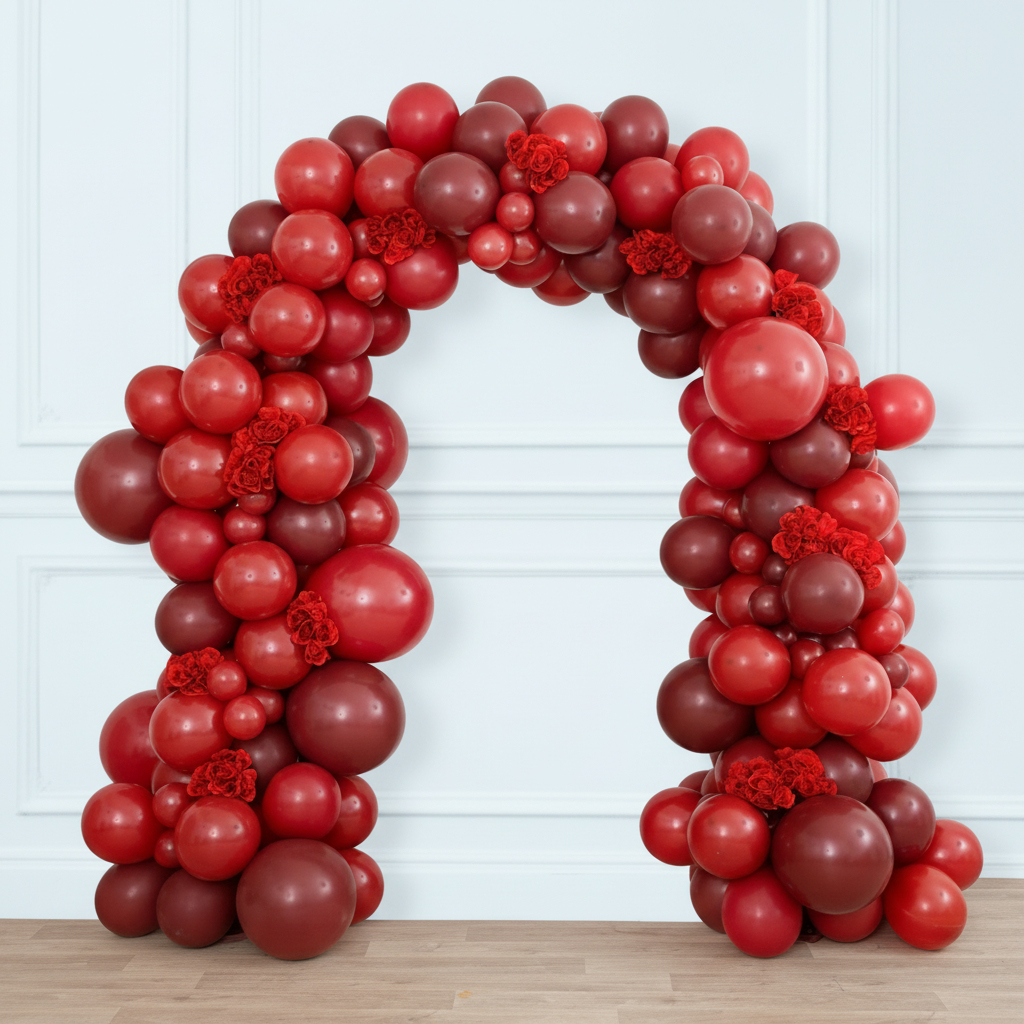 Arco de globos para el Día de San Valentín