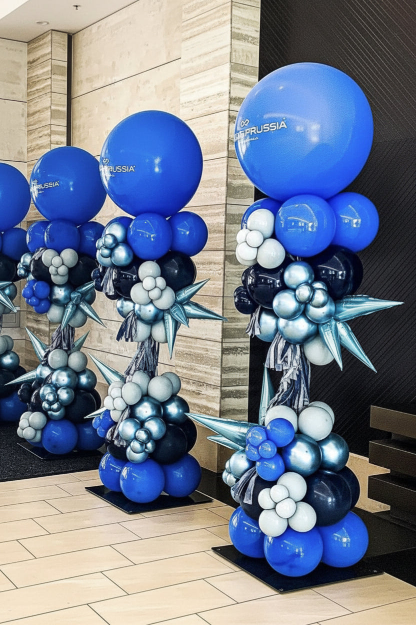 Columnas de globos para graduación